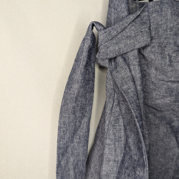 LULU'S WOMEN'S STRAPLESS TUBE TOP CHAMBRAY BLUE SIZE Small - Picture 3 of 10